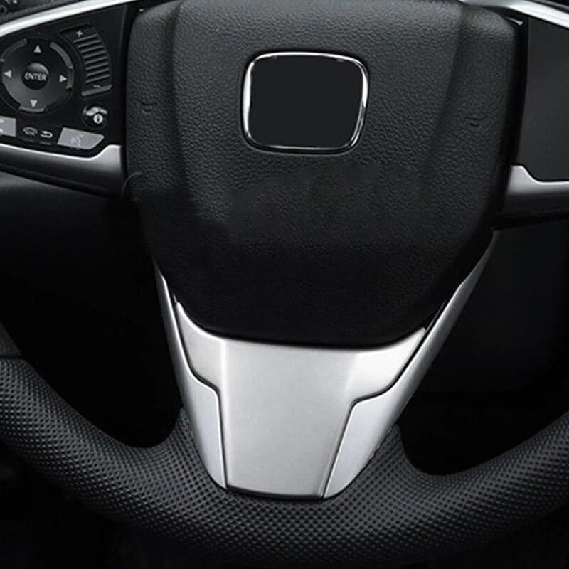 

1 шт. ABS серебристый матовый чехол на руль для Honda CRV 2017 2018 аксессуары