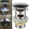Zinc Alloy Sink Drain Stopper with Overflow Hole