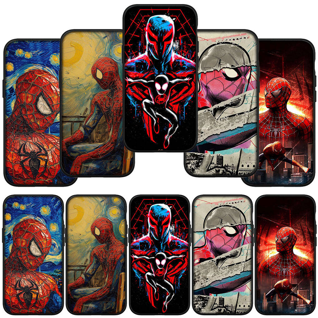 Miniso Ecru For Iphone 17 15 Xiaomi Poco F7 F8 X7 X6 C85 C75 C71 M8 Redmi Note 14 13 12 11 Pro Max 14C 13C 15C A3 A4 Phone Case Cartoon Spider Man Spiderman Cover