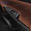 Real Soft Carbon Fiber Sticker For Alfa Romeo Giulietta 940 2010 2011 2012 2013 2014 2015 2016-2021 Car Window Lift Switch Panel