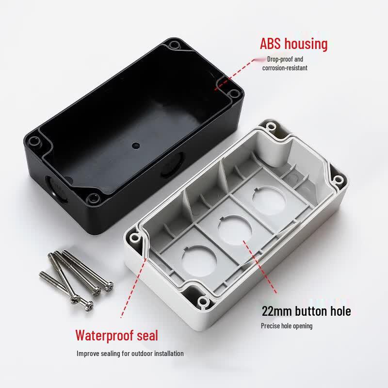 Emergency Stop Waterproof Push Button Switch Box