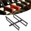 Organizador de Parede Multifuncional de Ferro para Cozinha Armazenamento de Garrafas de Vinho na Parede da Cozinha
