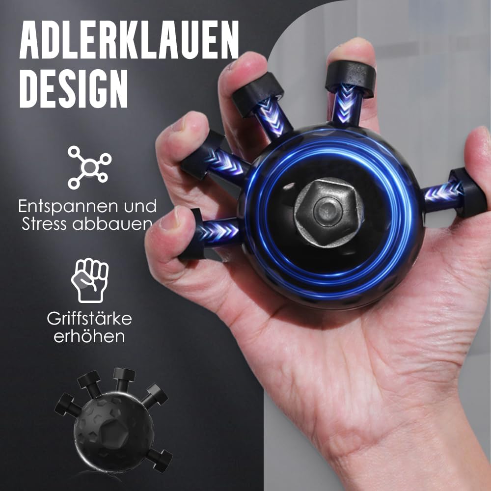 Hand Grip Strength Trainer Ball Sphere Finger Grip Strengthener Finger Exerciser Ball Hand Grips Exerciser Finger Strengthener