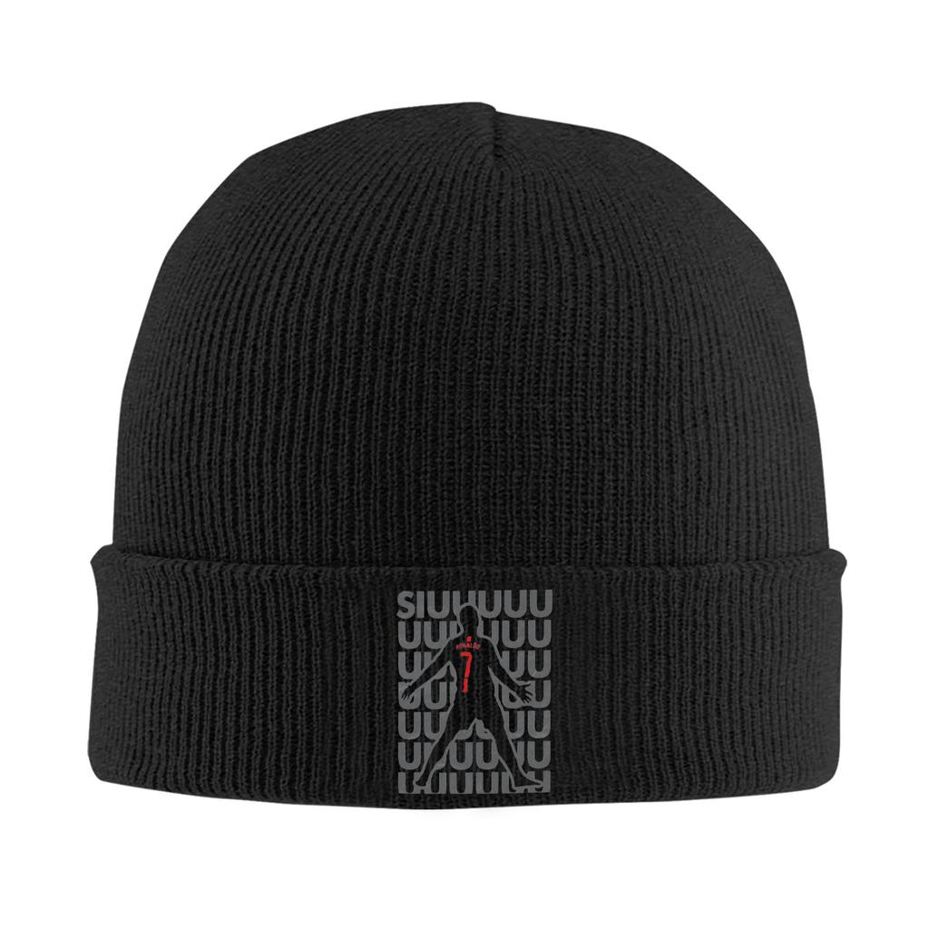 Cr Power Football Hat Autumn Winter Skullies Beanies Warm Caps FeUnisex Unisex Acrylic Knitted Hat