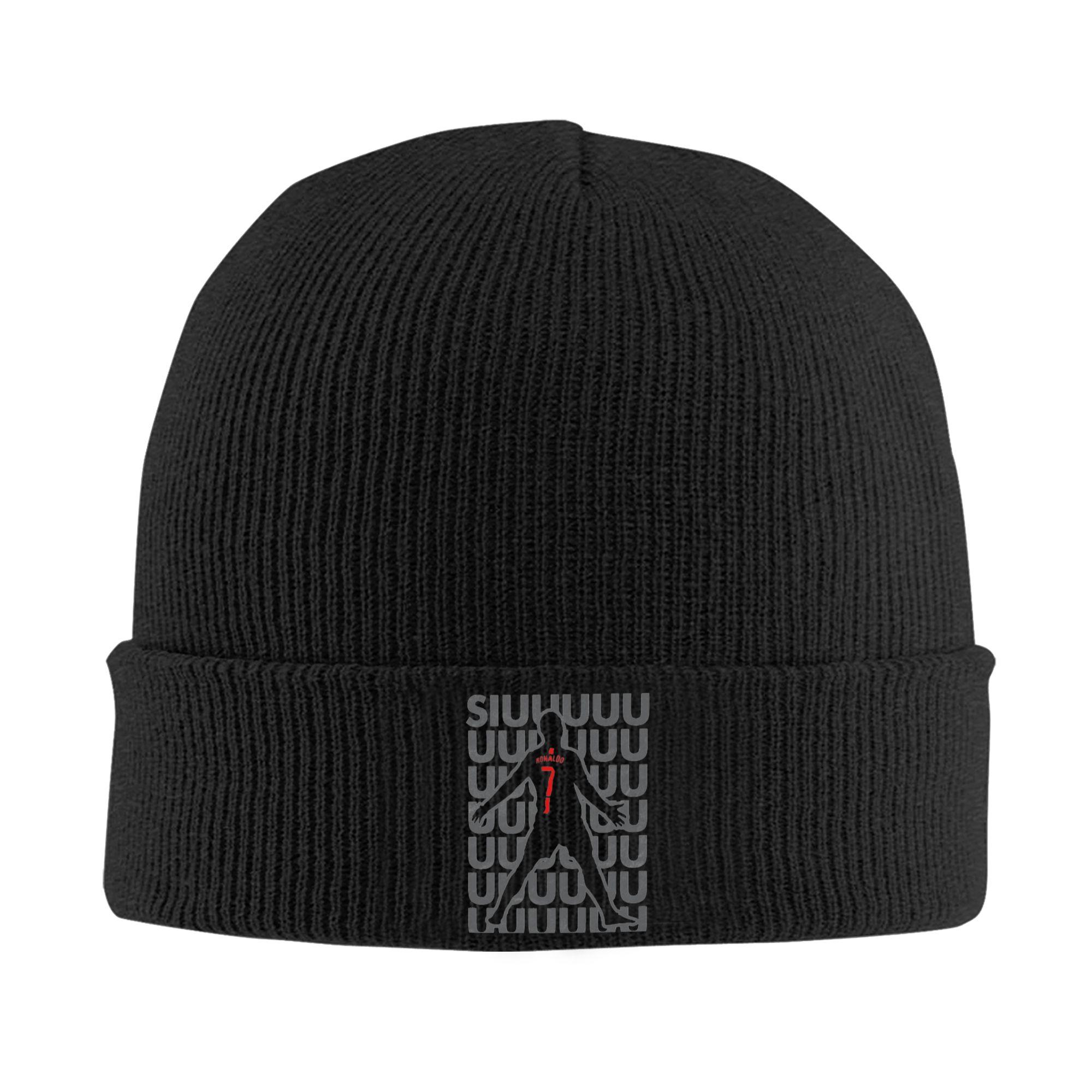 

Cr Power Football Hat Autumn Winter Skullies Beanies Warm Caps FeUnisex Unisex Acrylic Knitted Hat One Size