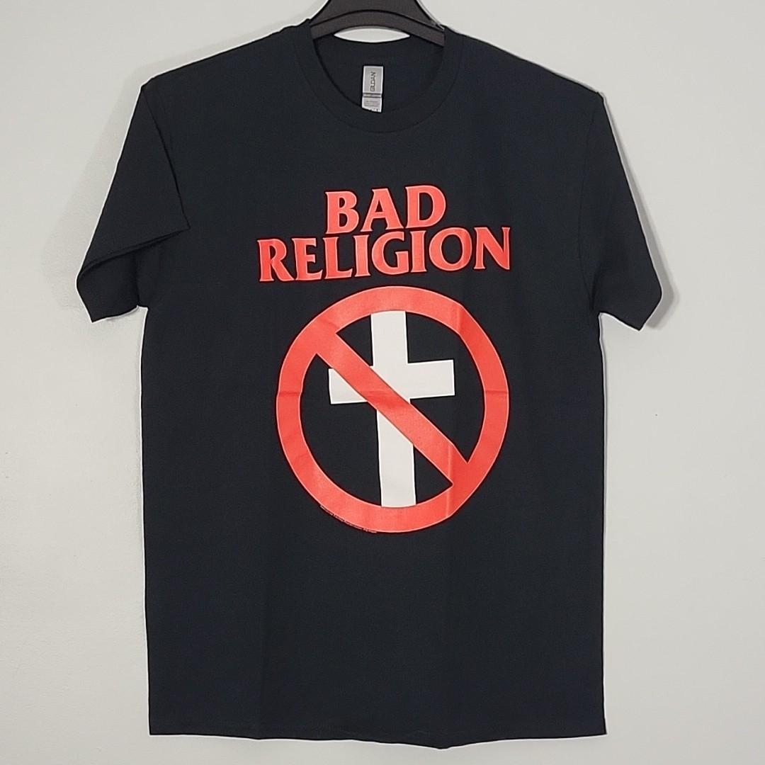 BAD RELIGION Crossbuster S SMALL Official T-Shirt Black Mens Band Logo Unisex T-Shirt S