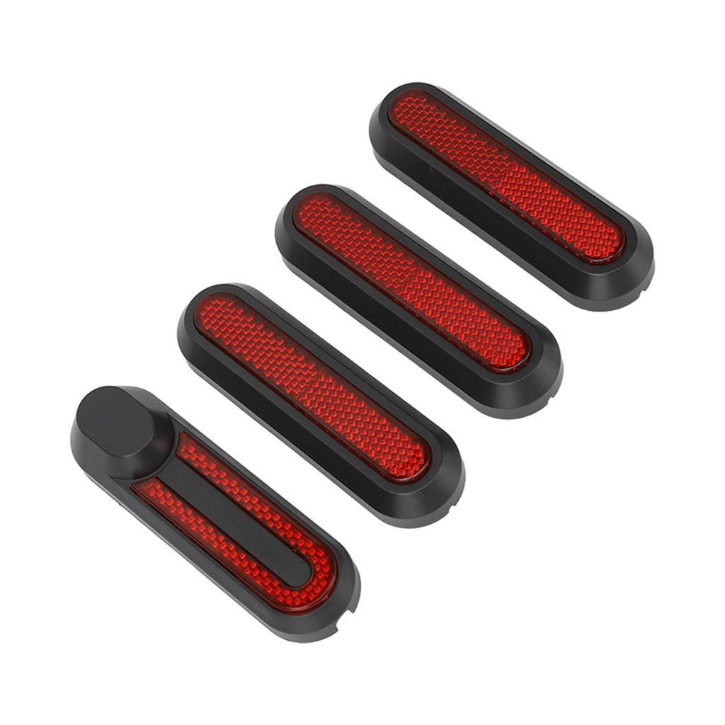 4PCS Scooter Reflective Stickers for Xiaomi Electric Scooter Front Rear Wheel Hub Cover Protective Case