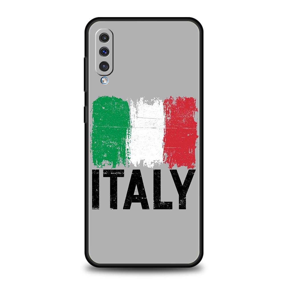 ITALY Flag Phone Case For Samsung A54 A52 A24 A14 A50 A72 A70 A10 A30 A40 A20S A20E A02S A12 A22 A34 A42 A32 5G A04s Cover