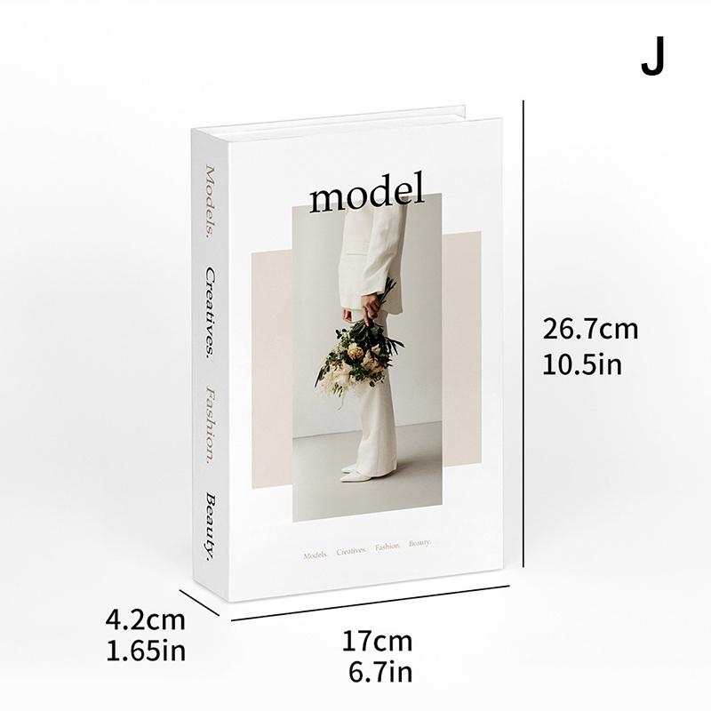 Fashion Fake Books Decoration Luxury Decorative Book Living Room Decor Simulation Book Home Decor Aesthetic Room Ornament
