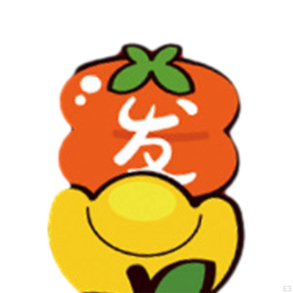 6Pcs Chinese Year Refrigerator Lunar Fridge Ornament for Party