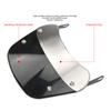 Motorcycle Windshield Wind Deflector Windscreen Replace Front Flyscreen for 5"-9.45" Round Headlight Motorbike Accessory