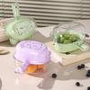 Large Capacity Fruit Washing Drain Basket Cat Shape Fruit Clean Colander Food Prep