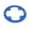 FMFXTR Bicycle Single Chainring Bike 104 BCD 40T Round Narrow Wide Chainring for Mountain BicycleBlue