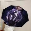 1pc Wednesday Automatic Folding Umbrella, Portable Collapsible Design, Casual Outdoor Accessory L1127090