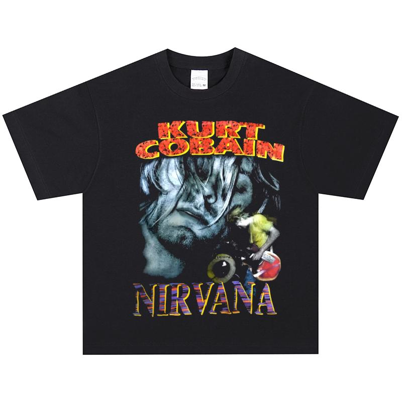 Футболка Nirvana Курт Кобейн, Мягкая ткань, Повседневная XL