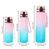 Fitness Sports Water Bottle Leakproof Travel Water Cup Large Capacity Dazzling Color Water Bottle for Fitness Gym Outdoor Sports
