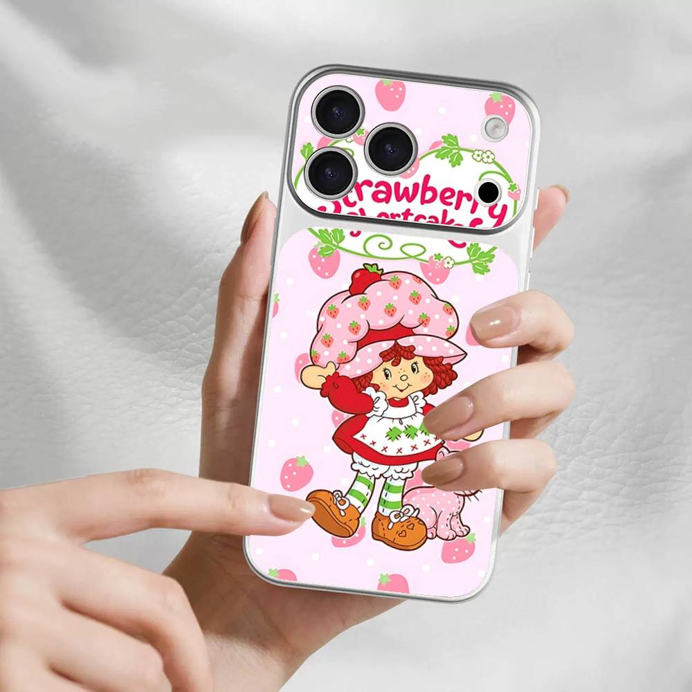 Cartoon Girl S-Strawberry S-Shortcake For IPhone 17 Pro 17 Pro Max Rear Skin Wrap Decal Protective Sticker