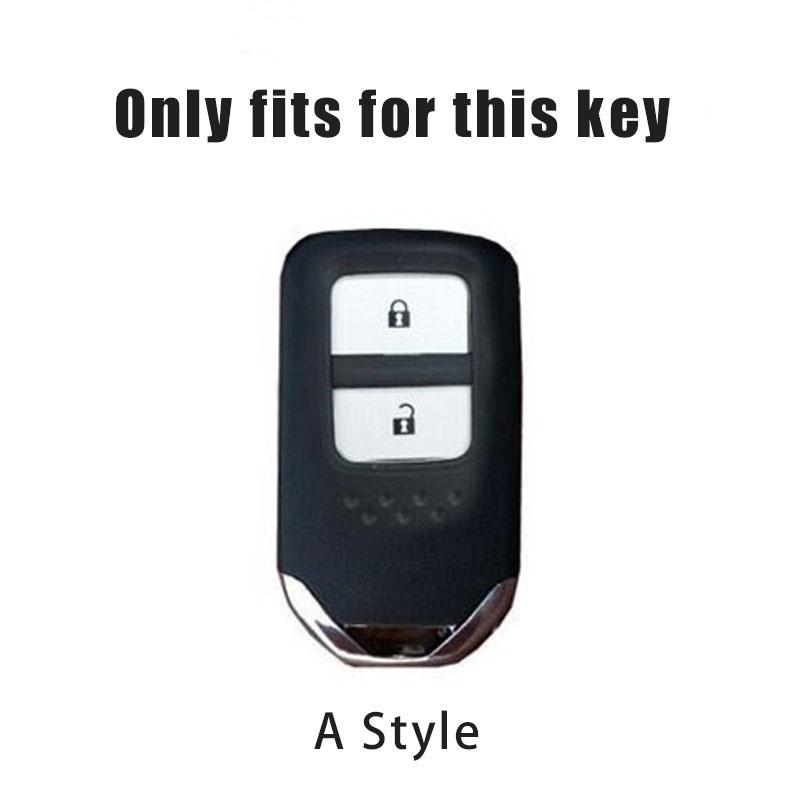 FVE1 Fashion TPU Car Remote Key Case Cover Protective Shell Styling Accessories Holder For Honda Vezel City Civic Jazz BRV BR-V HRV