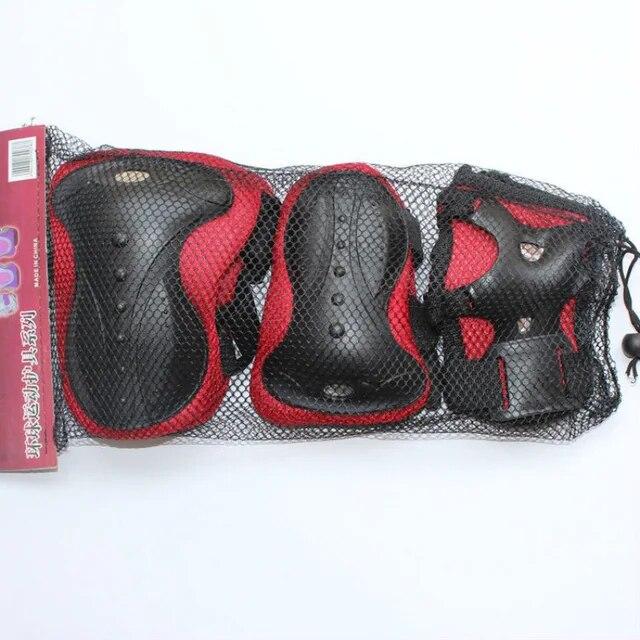 1Set Wrist Support Protection Electric Scooter Riding Biking Skating Knee Pads & Elbow Pads Set 6 In 1,for Adults Sports Safety