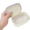 Warm and fluffy antibacterial 3-pack nesting lunch box