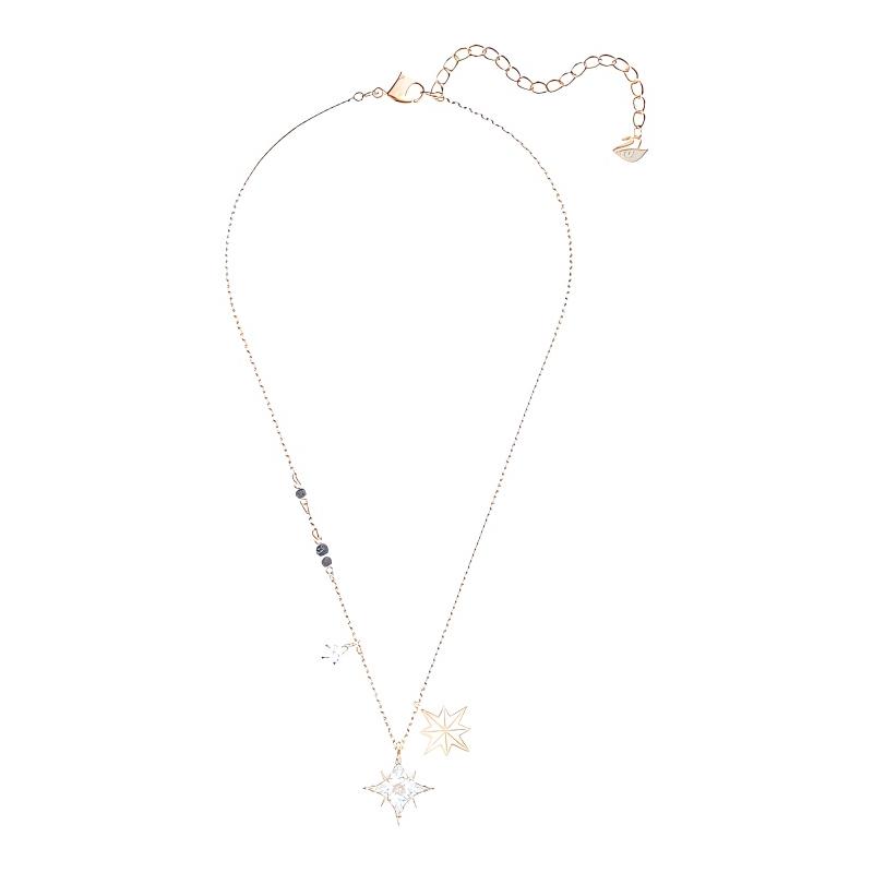Swarovski Symbolica Symbolic Series Romantic Eight-Pointed Star Necklace Women's Rose Gold 5515975