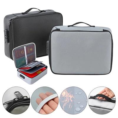Document Storage Bag, Card Bag, Household Large Capacity Archive Bag, Passport Document, Oxford Cloth Travel Storage Bag Handbag