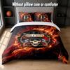Guns N’ Roses Design Bed Bedding Set 1 Duvet Cover + 2 Pillowcases Soft Breathable Household Bed Linens