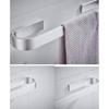Towel Rack Wall Mounted 2 Tier Stainless Steel Towel Bar Bathroom Storage Shelf Space Saving for Home