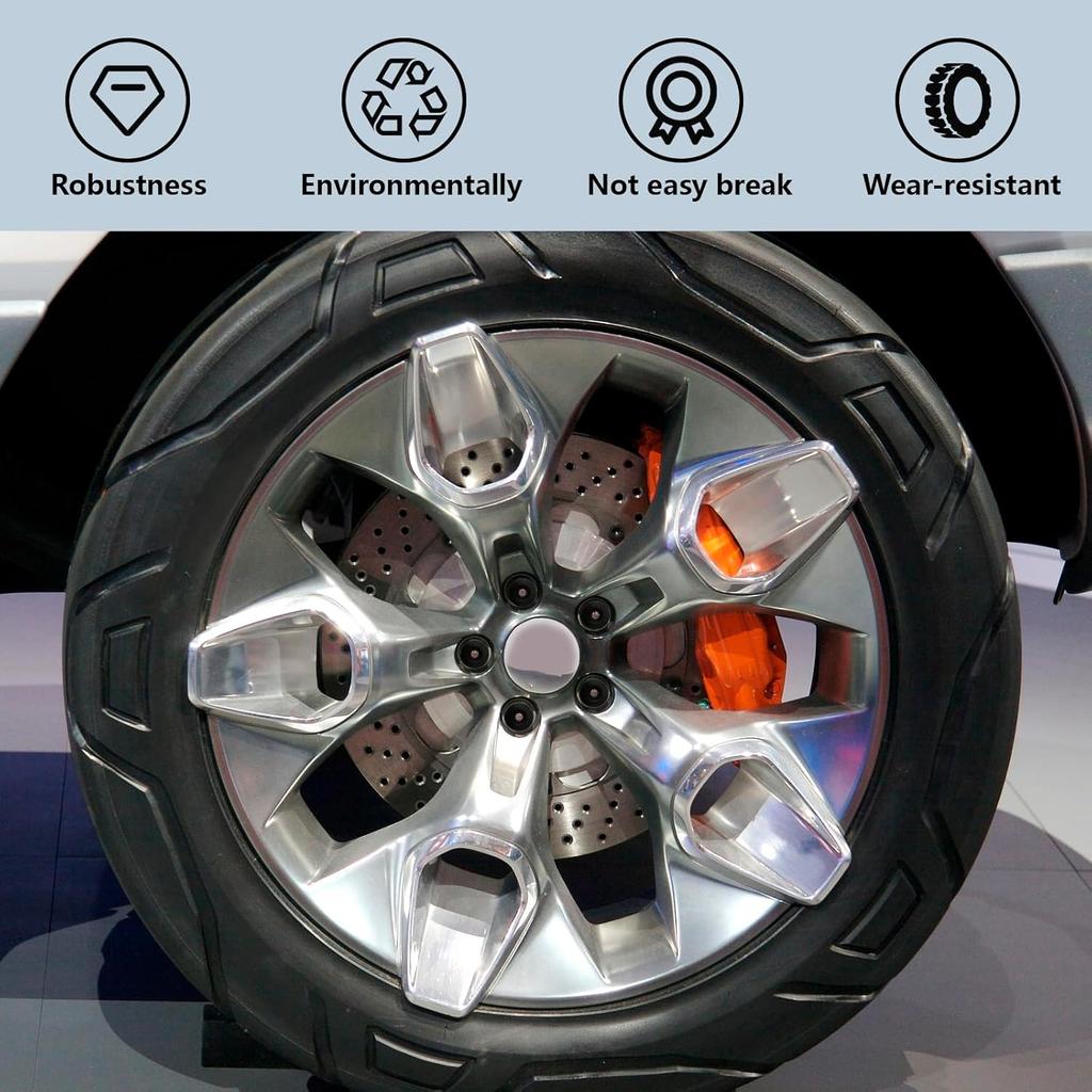 20Pcs Car Wheel Lug Nut Covers,17mm Tire Bolt Caps with Removal Tool,Lug Nut Cover Compatible with VW Jetta Beetle Passat Golf GTI CC,Replaces for