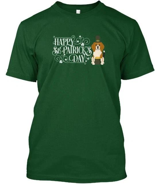 

St Patricks Day Dog Lover Beagle TTshirt Made In The USA Size S To 5XL XL