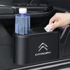 1Pcs Portable Hanging Mini Car Trash Can Wastebasket Trash Can with Lid For Citroen C1 C2 C3 C5 C6 C8 C4L DS3 DS4 Grand Picasso anw123