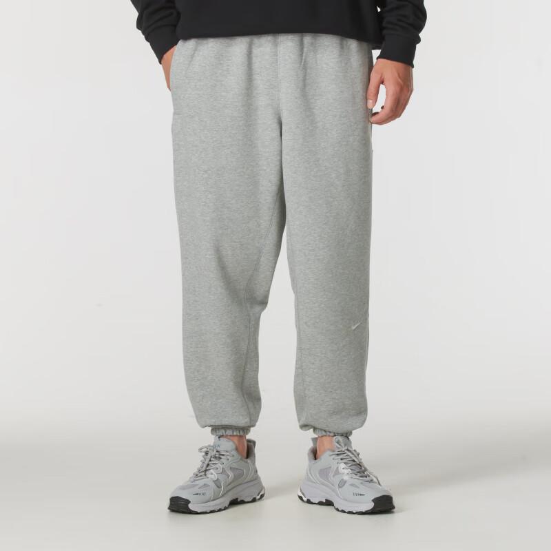 Nike Fitness Training Comfortable Breathable Casual Tapered Knit Joggers Men Bottoms Gray FZ0225-063