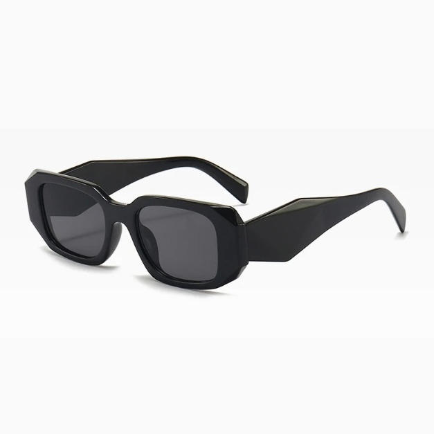 2025 Custom Designer Unisex Luxury Brand Custom Logo Comfortable Polarized Lenses Small Frame Wholesale Square Sunglasses black