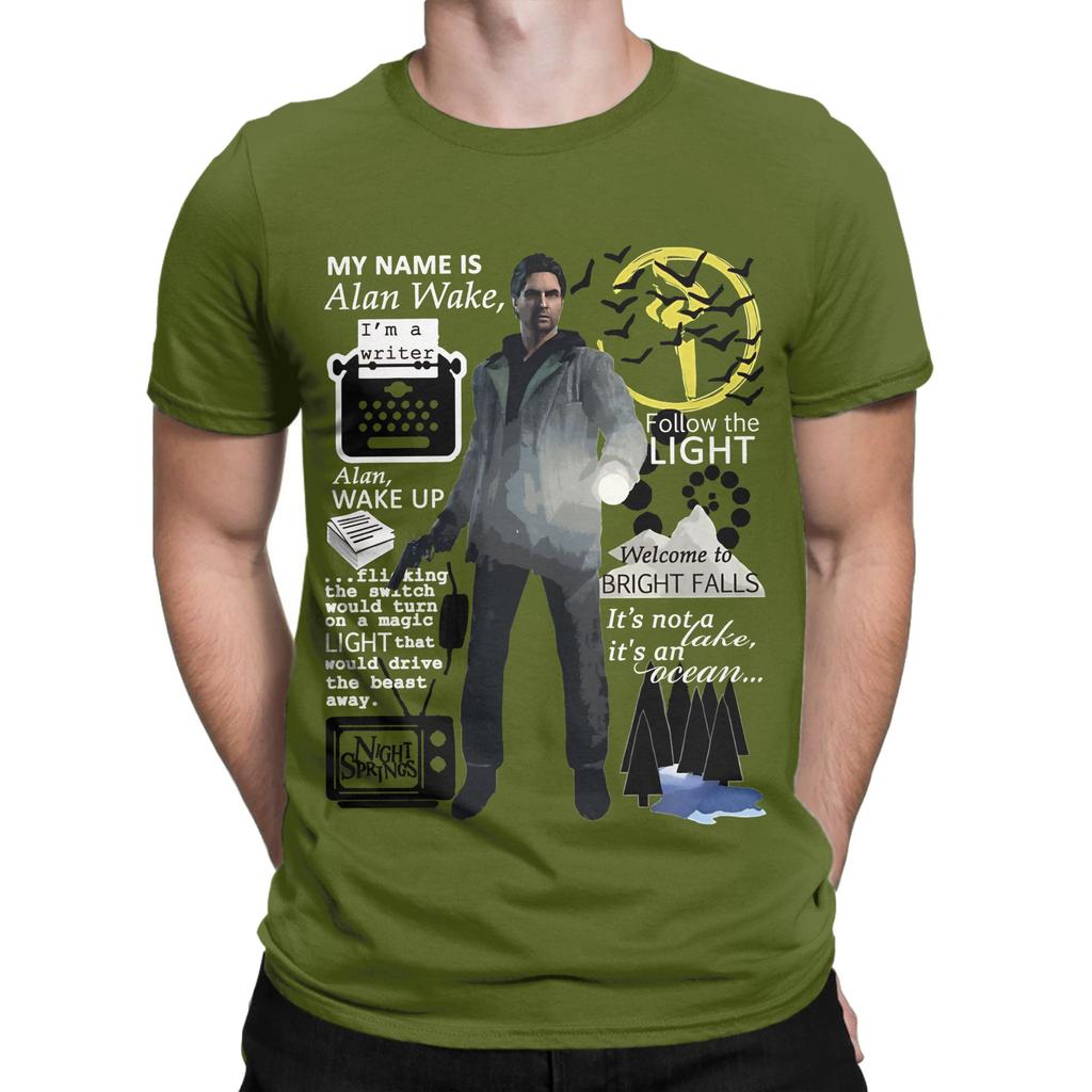 Maglietta Grafica Divertente Alan Wake 100% Cotone Magliette Alan Wake 2 Top Per Unisex
