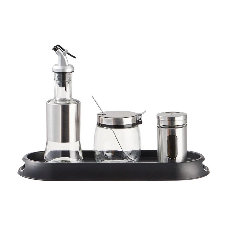 

Glass Dining Table Condiment Set