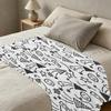 Flannel Throw Blanket for New Moms,Soft Cozy Anti-Pilling, Lightweight All Season Use, Warm Decorative Blanket for Home, Christmas & Halloween
