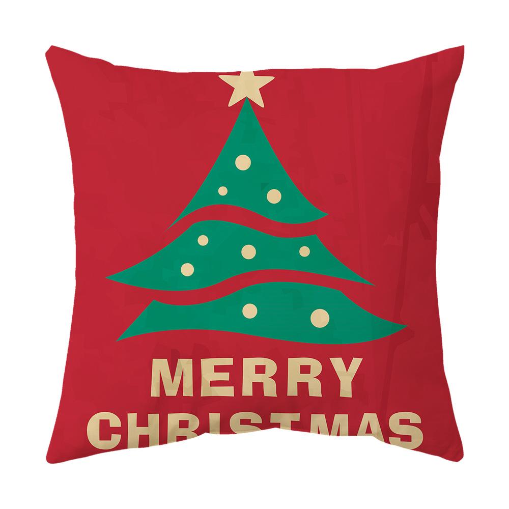 Christmas Pillow Cushion Pillow Cover Printed Pillow Cover Cushion Cover Home Holiday Gift Sofa