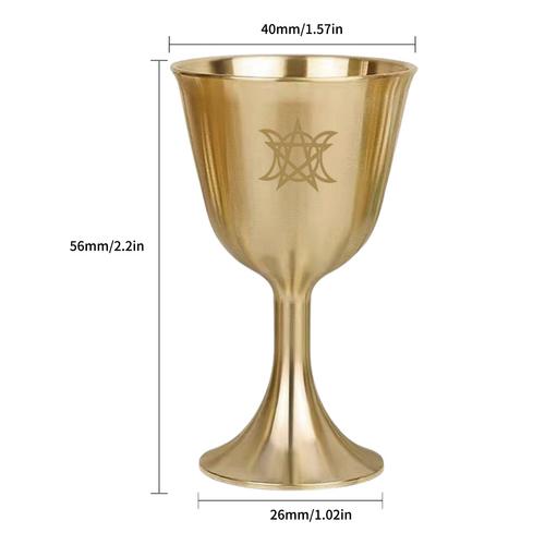 

Чаша с пентаграммой 3.1 Высокопрочная латунная чаша Кубок с пентаграммой Латунная чаша Алтари Ритуалы Молитвы Помазание Украшения
