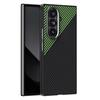 ABEEL For Samsung Galaxy Z Fold7 5G Magnetic Case Carbon Fiber Texture TPU PC PU Phone Back Cover