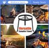 Faltbarer Outdoor Lagerfeuer-Dreibein BBQ & Topfhalter