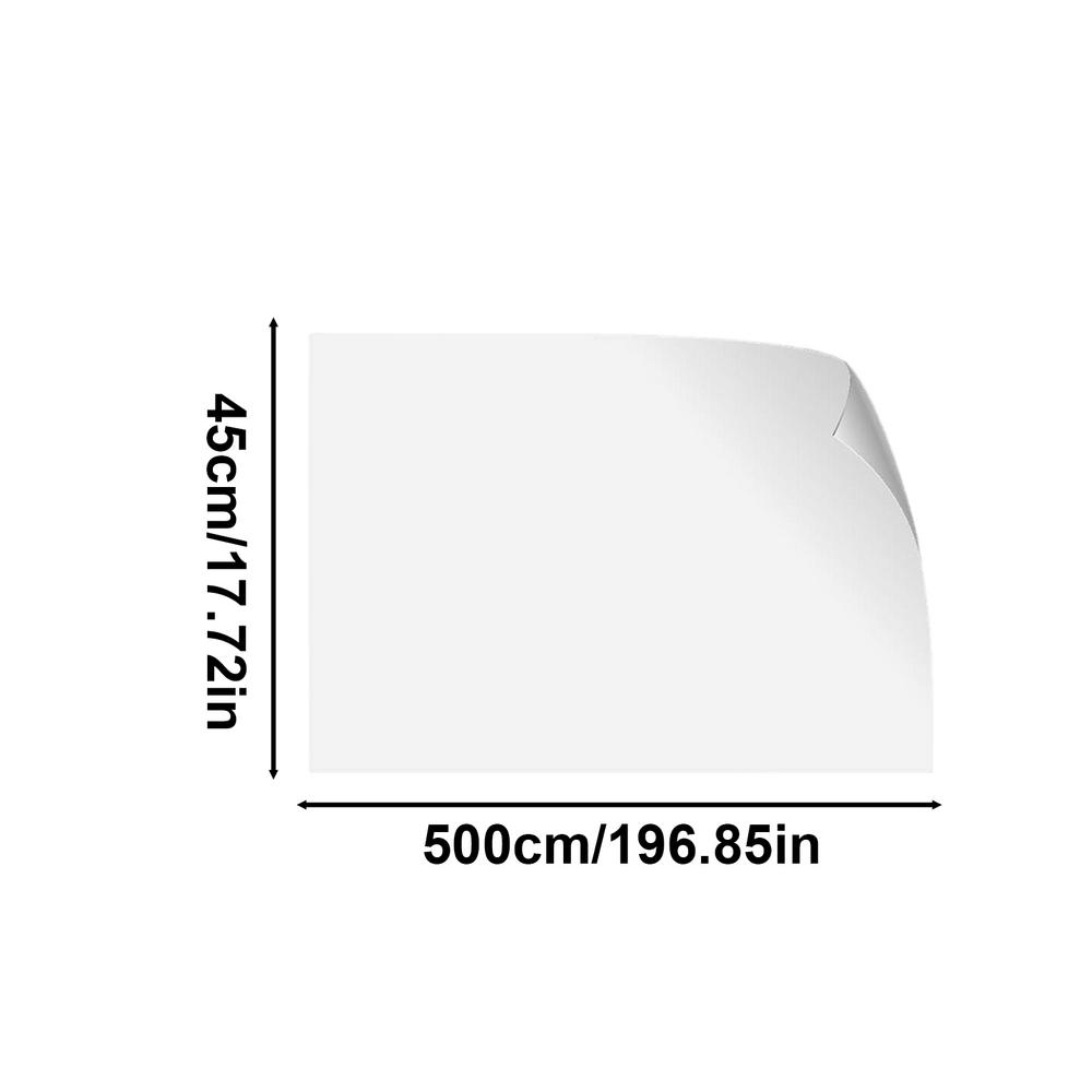 Reusable Electrostatic Whiteboard Wall Sticker Without Damage Premium Static Cling Easy To Apply And Remove Home School Office