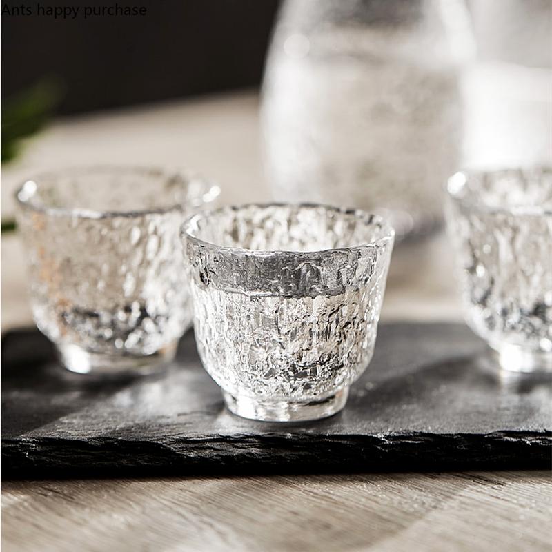 Przezroczysty Zestaw Kieliszków do Wina Zestawy Barowe Kieliszek do Sake Flakon Podgrzewacz do Wina Dozownik do Wina Szklanka Kubek Szklany Dzbanek na Alkohol Barware Przybory do Picia