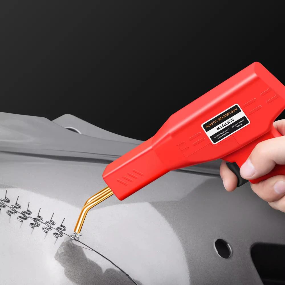 EU 220v Polymer Welding Appliance Handheld Electronic Polymer Hot Stapler designed for Staple PVC material Repairing Car Bumpers Repairing Tools
