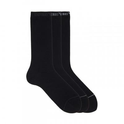 Mens Cotton Blend Crew Socks (Pack of 3)