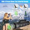 Monocular Telescopes For Adults High Power Night-vision Telescopes Waterproof With Smartphone Adapter/tripod