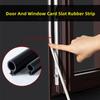 10M O-Typ Silikonkautschuk Kunststoff Stahl Tür- und Fensterdichtungsprofil Zugluftstopper Hohlkammer-Dichtprofil 5x11 5x13mm