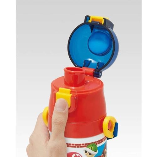 Skater Water Bottle 470ml Super Mario 23 Children's Stainless Steel Sports Bottle SDC4-A