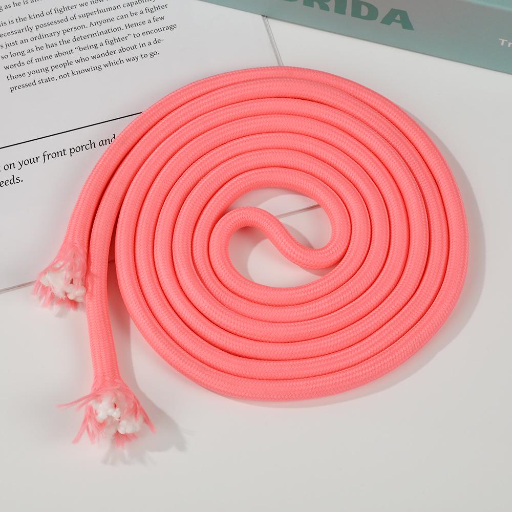 7MM Wear-Resistant Color Polyester Core-Spun Chinese Knot Braiding Rope for Handmade DIY Bag and Hanging Rope Projects.