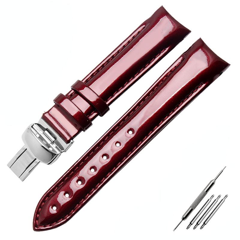 

18mm (Buckle16mm) For Tissot Women Watch T035210A T035207 High Quality Genuine Leather Watch Bands Strap Tissot Kutu Bracelet 18mm