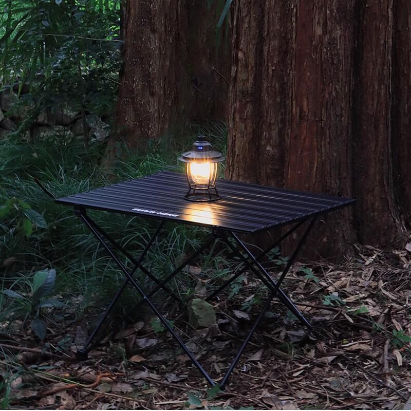 ZISIZ Outdoor Portable Folding Egg Roll Picnic Table